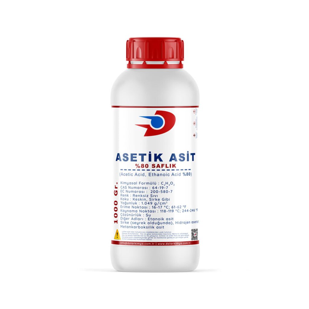 Asetik Asit 80 1000Gram
