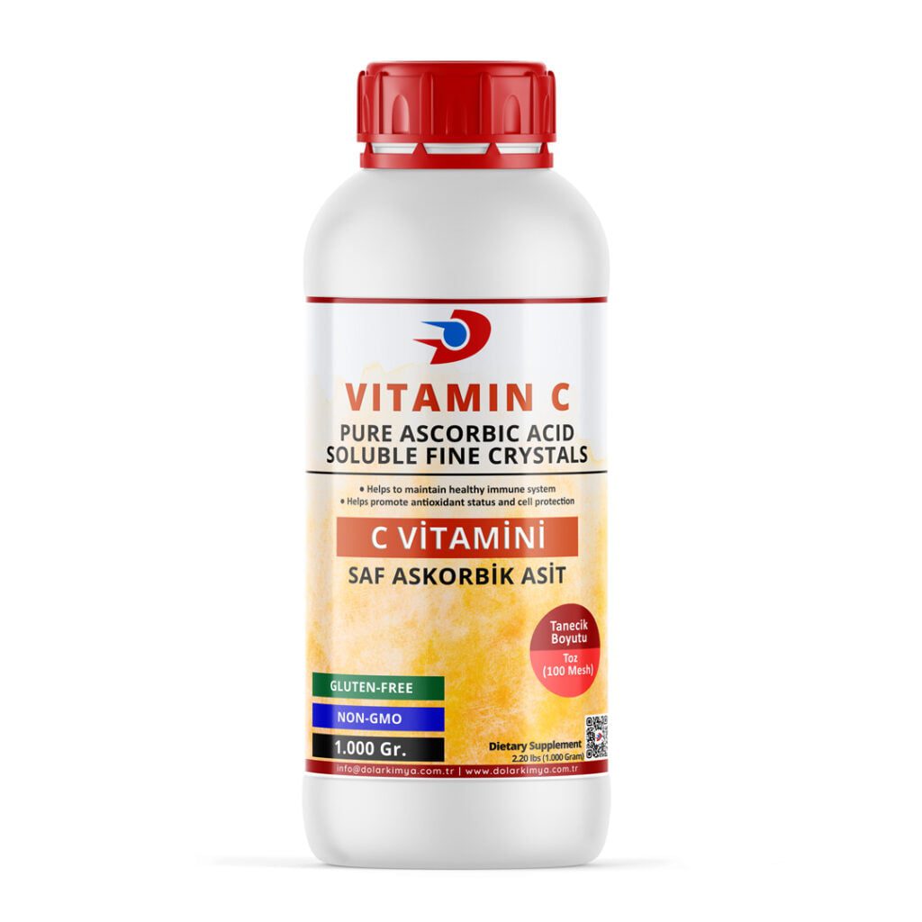 Askorbik Asit CVitamini Toz100 1000Gram