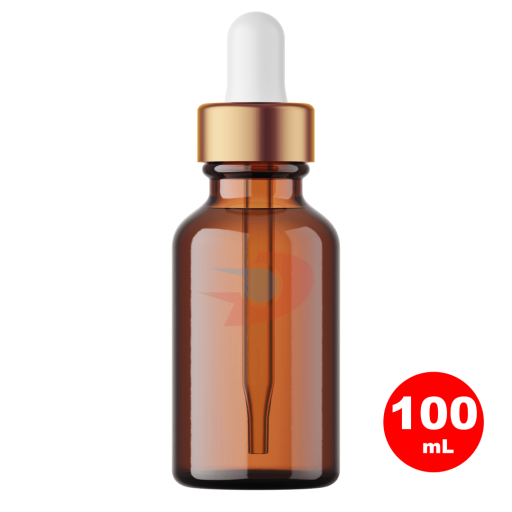 Cam Amber Sise CamDamlalikli AltinRenk 100mL