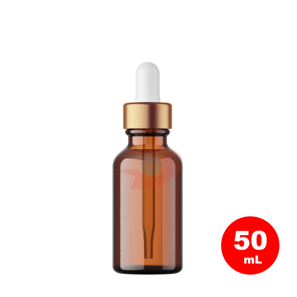 Cam Amber Sise CamDamlalikli AltinRenk 50mL