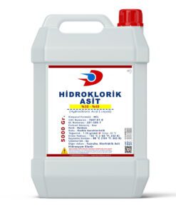 Hidroklorik Asit (HCL, Taş Asidi, Tuzruhu) | 5.00 Kg