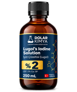 Lugol İyot Çözeltisi %2 (Cam Şişe Lügol) | 250 mL