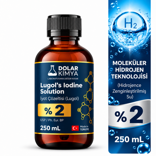 Lugol İyot Çözeltisi %2 (Cam Şişe Lügol) | 250 mL - Görsel 3