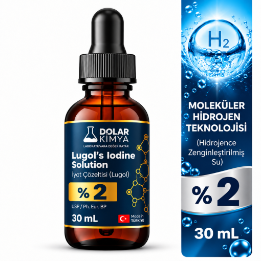 Lugol İyot Çözeltisi %2 (Cam Damlalıklı,Lügol) | 30 mL - Görsel 2