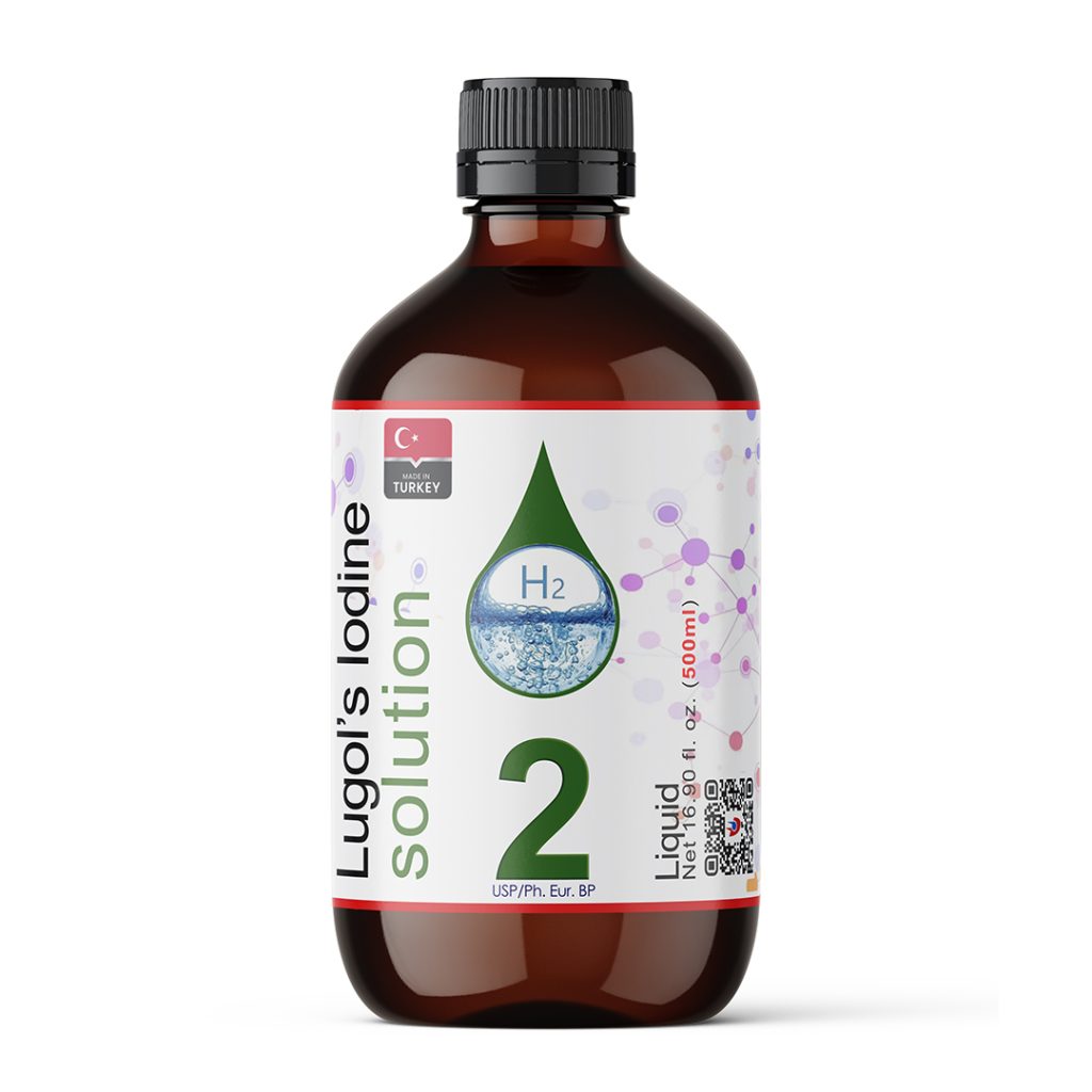 Lugol İyot Çözeltisi %2 (Cam Şişe) | 500 mL