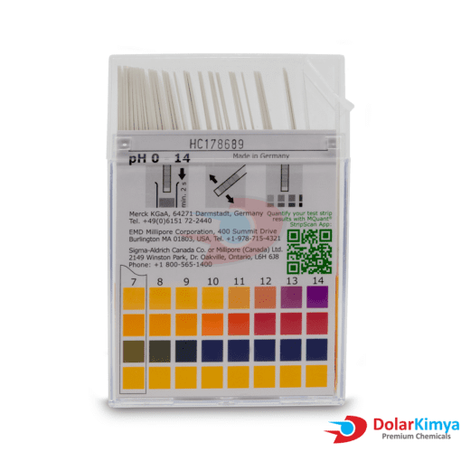 Merck Ph Ölçüm Kağıdı | Ph : 0-14 | 1.09535.0001 - Görsel 3