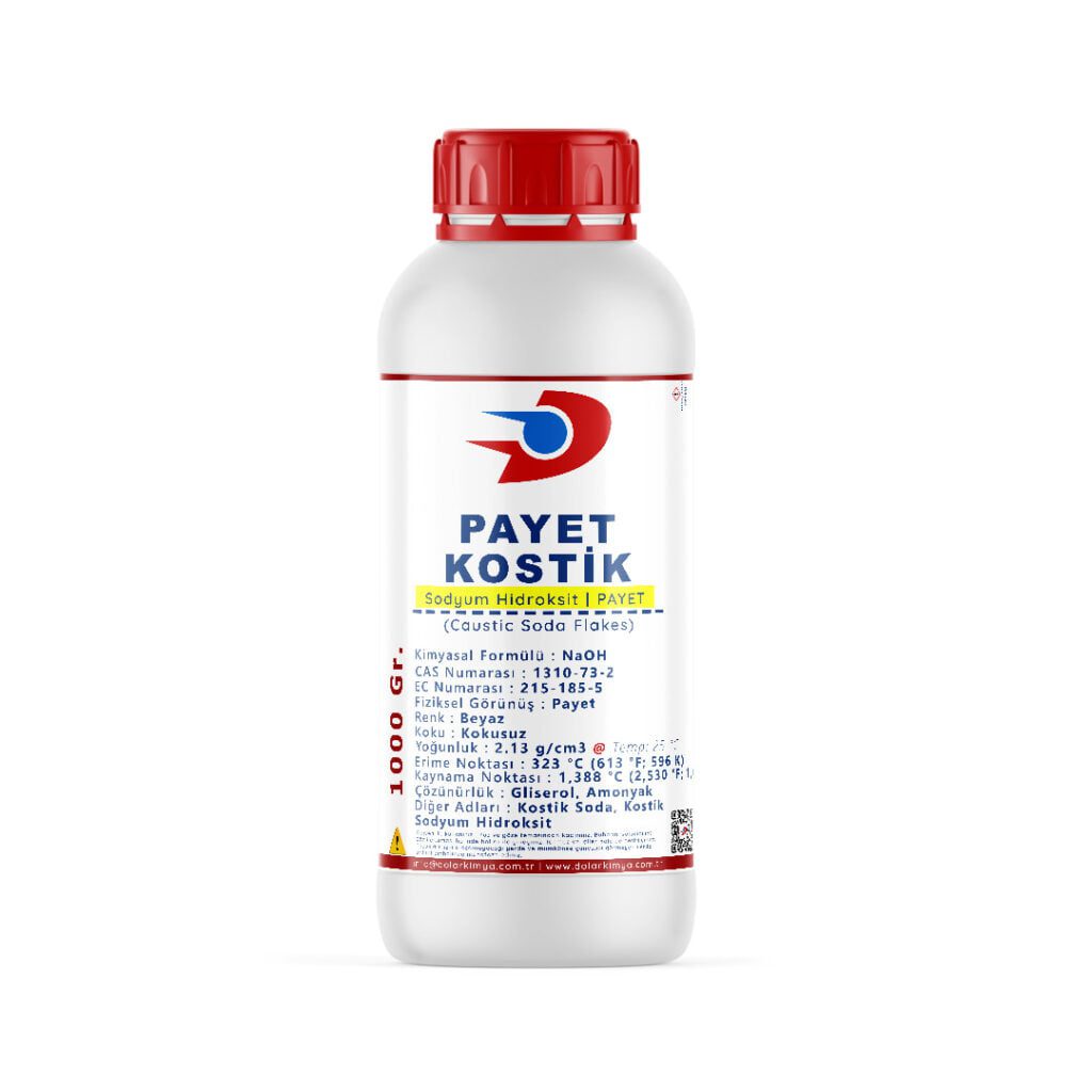 SodyumHidroksit PayetKostikSoda 1000Gram
