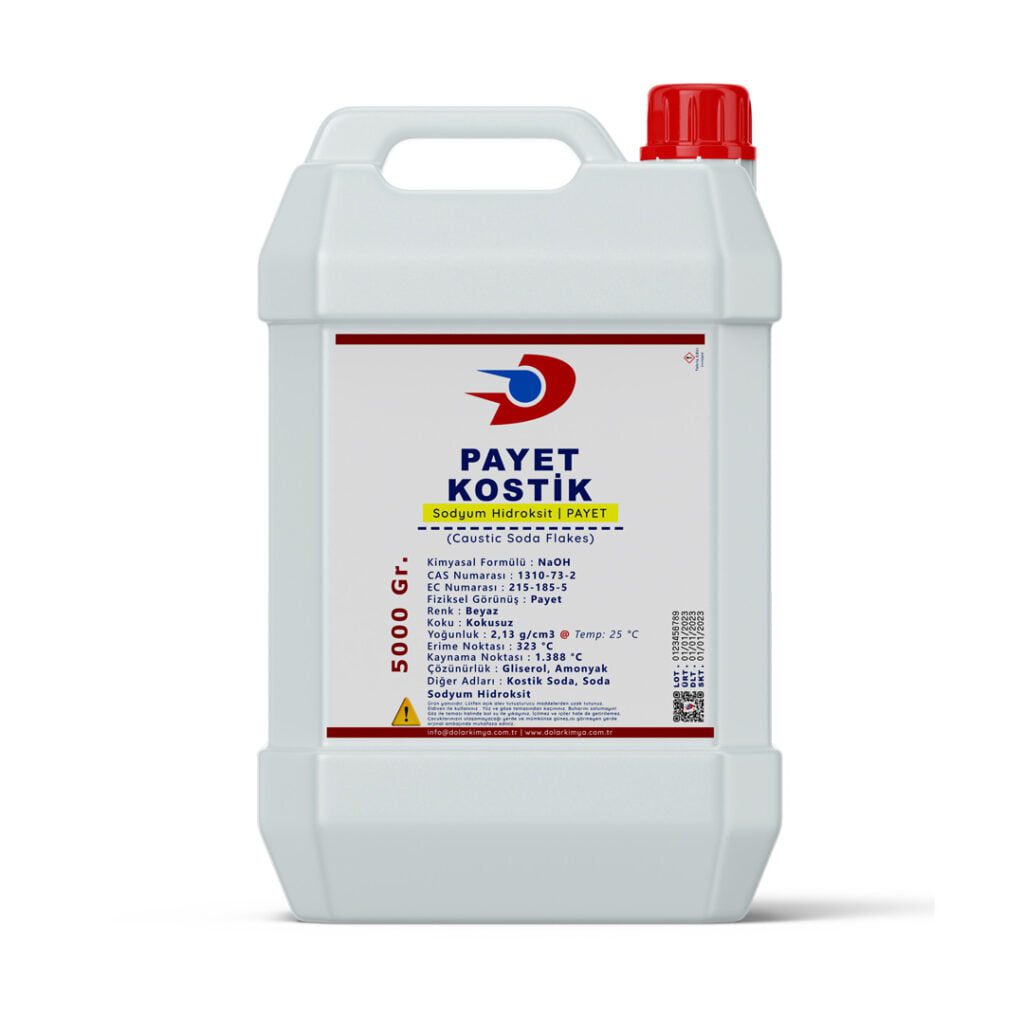 SodyumHidroksit PayetKostikSoda 5000Gram