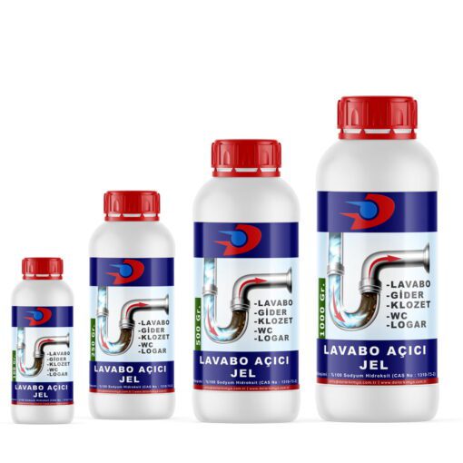 JEL Lavabo Açıcı (Sodyum Hidroksit, Sıvı Kostik Soda) | 1.50 Kg - Görsel 2