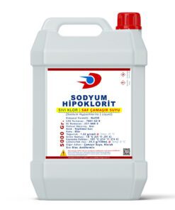 Sodyum Hipoklorit (Sıvı Klor,Saf Çamaşır Suyu) | 5.00 Kg