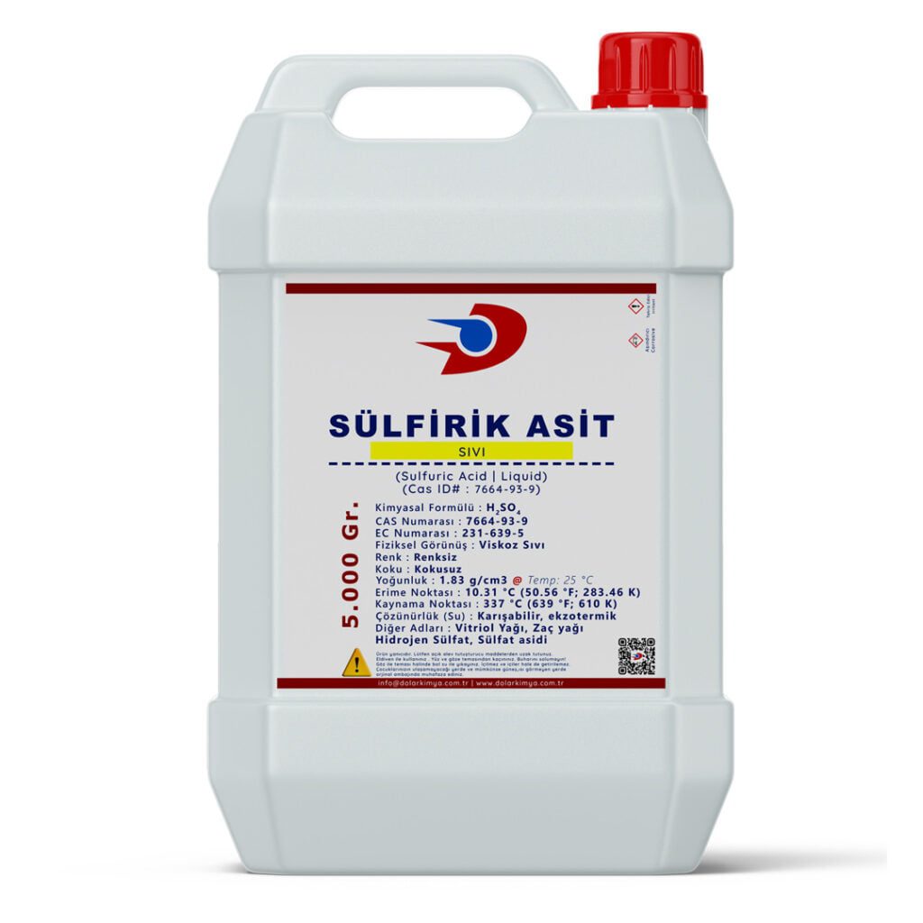 SulfirikAsit ZacYagi VitriolYagi 5000Gram