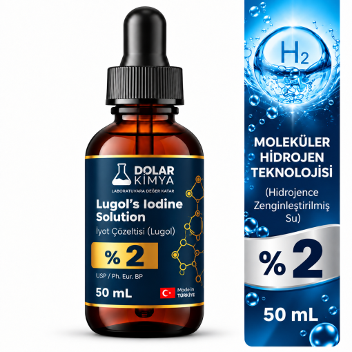 Lugol İyot Çözeltisi %2 (Cam Damlalıklı,Lügol) | 50 mL - Görsel 3