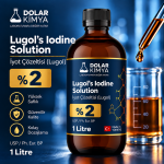 Lugol İyot Çözeltisi %2 (Cam Şişe Lügol) | 1000 mL - Görsel 4
