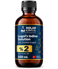 Lugol İyot Çözeltisi %2 (Cam Şişe Lügol) | 500 mL