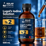 Lugol İyot Çözeltisi %2 (Cam Şişe Lügol) | 500 mL - Görsel 4