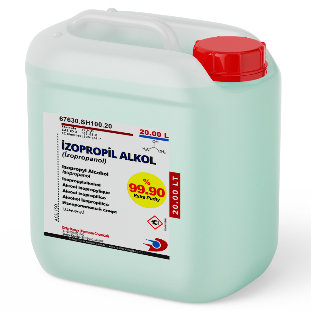 izopropilalkol ipa shell hollanda ipa dolarkimya 20Litre
