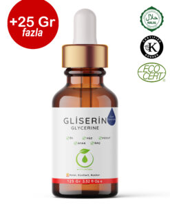 Bitkisel Gliserin (Gliserol) - Amber Şişe | 125 Gram