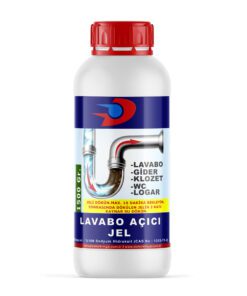 JEL Lavabo Açıcı (Sodyum Hidroksit, Sıvı Kostik Soda) | 1.50 Kg