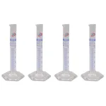 Cam Mezür (Isotherm) | Uzun Form | Altgen Taban | 10 mL X 4 ADET