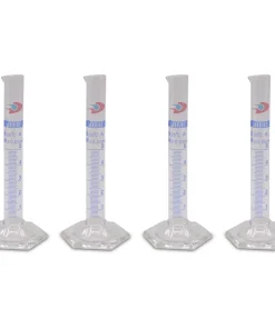Cam Mezür (Isotherm) | Uzun Form | Altgen Taban | 10 mL X 4 ADET