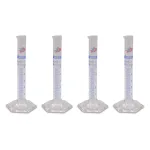 Cam Mezür (Isotherm) | Uzun Form | Altgen Taban | 5 mL X 4 ADET