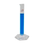 Cam Mezür (Isotherm) | Uzun Form | Altgen Taban | 5 mL - Görsel 2