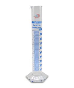 Cam Mezür (Isotherm) | Uzun Form | Altgen Taban | 100 mL