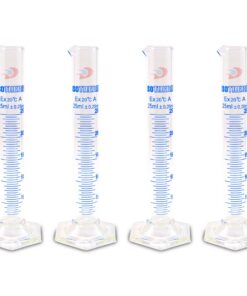 Cam Mezür (Isotherm) | Uzun Form | Altgen Taban | 25 mL X 4 ADET