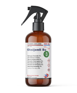 Oksijenli Su %3 Sprey Başlıklı | 0.50 Kg (Hidrojen Peroksit)