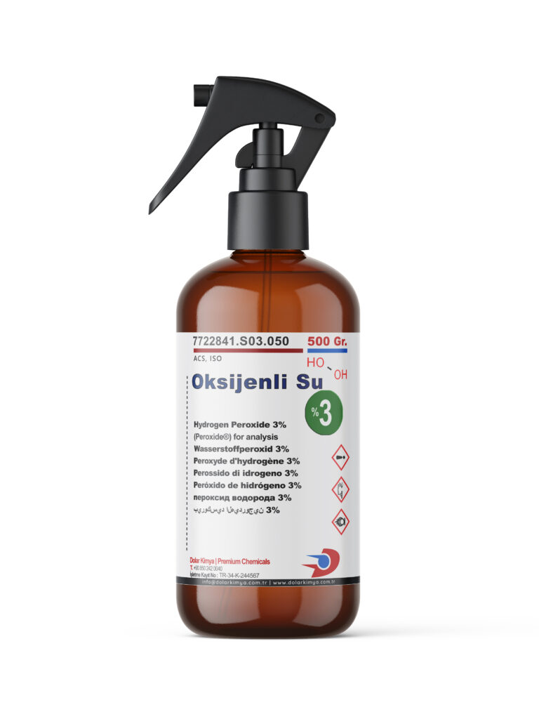 OksijenliSu 3 HidrojenPeroksit 500Gram