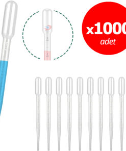 Pastör Pipet (Plastik) - 3 mL x 1000 Adet