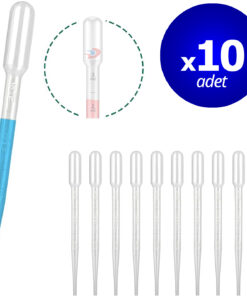 Pastör Pipet (Plastik) - 3 mL x 10 Adet