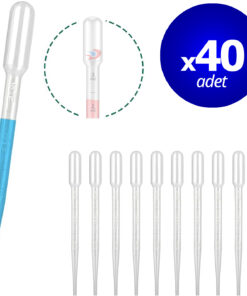 Pastör Pipet (Plastik) - 3 mL x 40 Adet