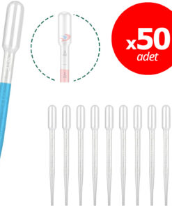 Pastör Pipet (Plastik) - 3 mL x 50 Adet