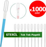 STERİL Pastör Pipet (Plastik) - 3 mL x 1000 Adet