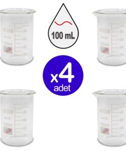Cam Beher | Kısa Form - 100 mL x 4 ADET