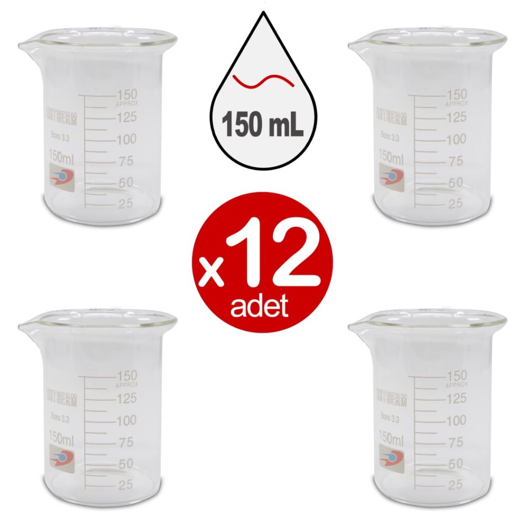 Cam Beher | Kısa Form - 150 mL x 12 ADET