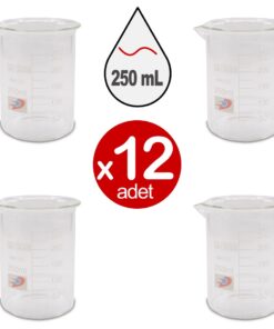 Cam Beher | Kısa Form - 250 mL x 12 ADET