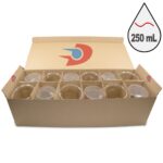 Cam Beher | Kısa Form - 250 mL x 12 ADET Ambalajı