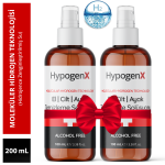 HypogenX El | Cilt | Ayak Temizleme Solüsyonu - 200 mL (Hipokloröz Asit Bazlı,Alkolsüz)