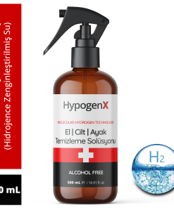 HypogenX El | Cilt | Ayak Temizleme Solüsyonu - 500 mL (Hipokloröz Asit Bazlı,Alkolsüz)