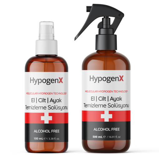HypogenX El | Cilt | Ayak Temizleme Solüsyonu - 500 mL (Hipokloröz Asit Bazlı,Alkolsüz) - Görsel 4