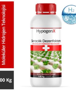 HypogenX Seracılık Dezenfektanı - 1.00 Litre (Hipokloröz Asit Bazlı)