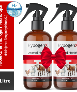 HypogenX Animal Health Göz ve Kulak Temizleme Solüsyonu - 1 Litre (Hipokloröz Asit Bazlı)