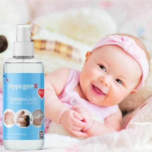 HypogenX Bebek ve Çocuk Dezenfektanı - 200 mL Sprey Başlıklı (Hipokloröz Asit Bazlı) - Görsel 4