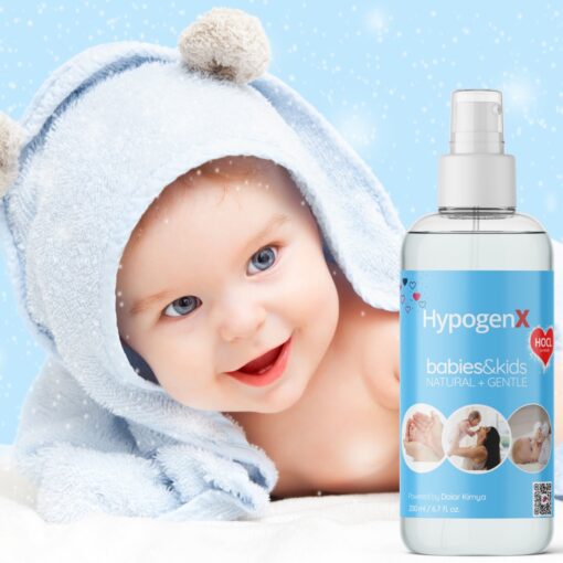 HypogenX Bebek ve Çocuk Dezenfektanı - 200 mL Sprey Başlıklı (Hipokloröz Asit Bazlı) - Görsel 2