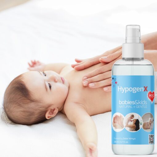 HypogenX Bebek ve Çocuk Dezenfektanı - 200 mL Sprey Başlıklı (Hipokloröz Asit Bazlı) - Görsel 9