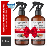 HypogenX Deniz Ürünleri Temizleme Solüsyonu - 1 Litre Sprey Başlıklı (Hipokloröz Asit Bazlı,Alkolsüz)