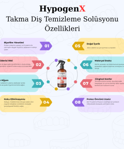 HypogenX Takma Diş Temizleme Solüsyonu - 5 Litre (Hipokloröz Asit Bazlı)