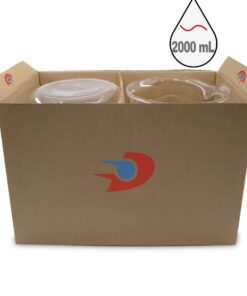 Cam Beher | Kısa Form - 2000 mL x 2 ADET